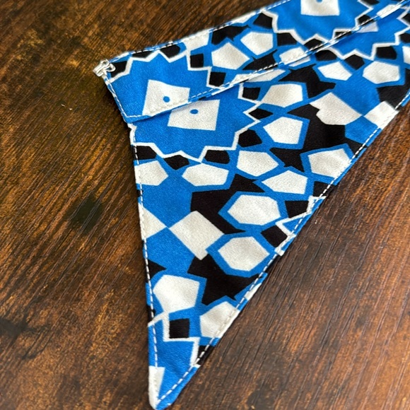 Vintage-Inspired Geometric Print Dickey Collar - Picture 4 of 6